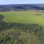 Foto Aérea de uma grande fazenda em Matupá mt