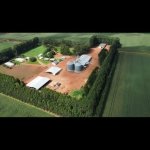 Foto aérea de uma fazenda em Campos de Júlio - MT