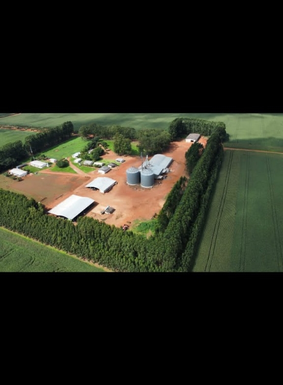 Foto aérea de uma fazenda em Campos de Júlio - MT