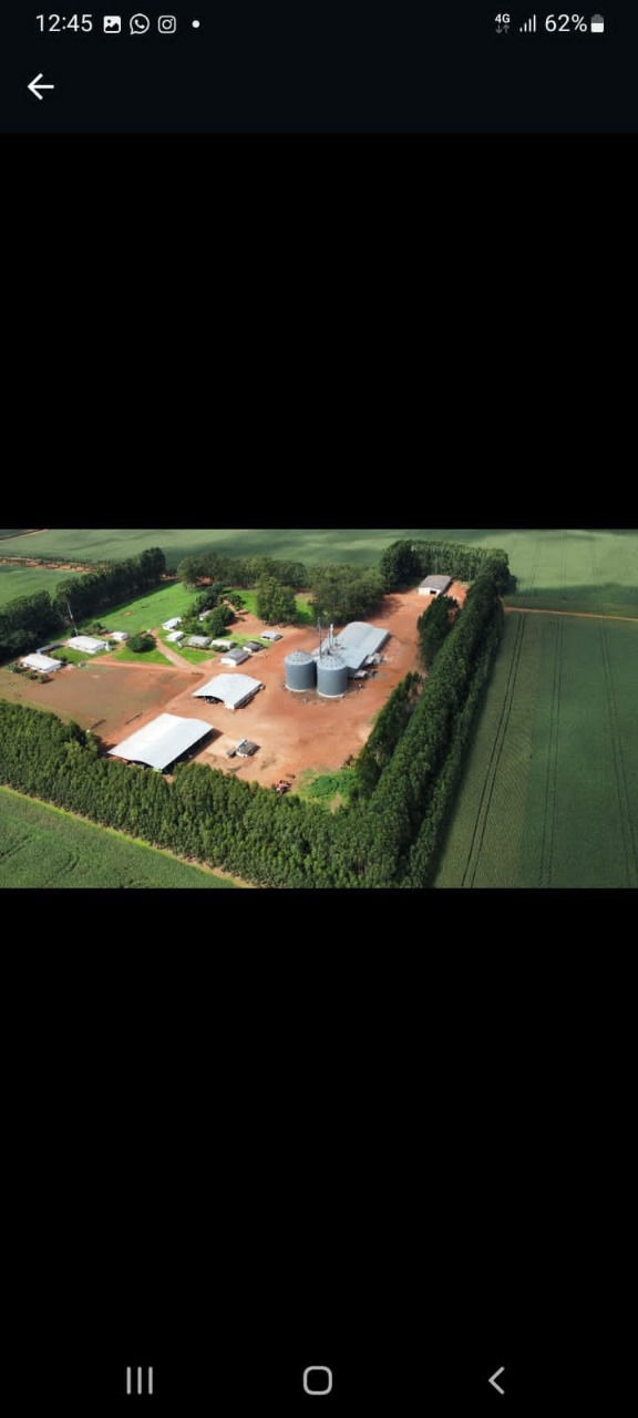 Foto aérea de uma fazenda em Campos de Júlio - MT