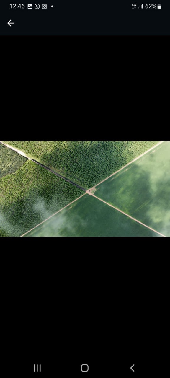 Foto aérea de uma fazenda em Campos de Júlio - MT